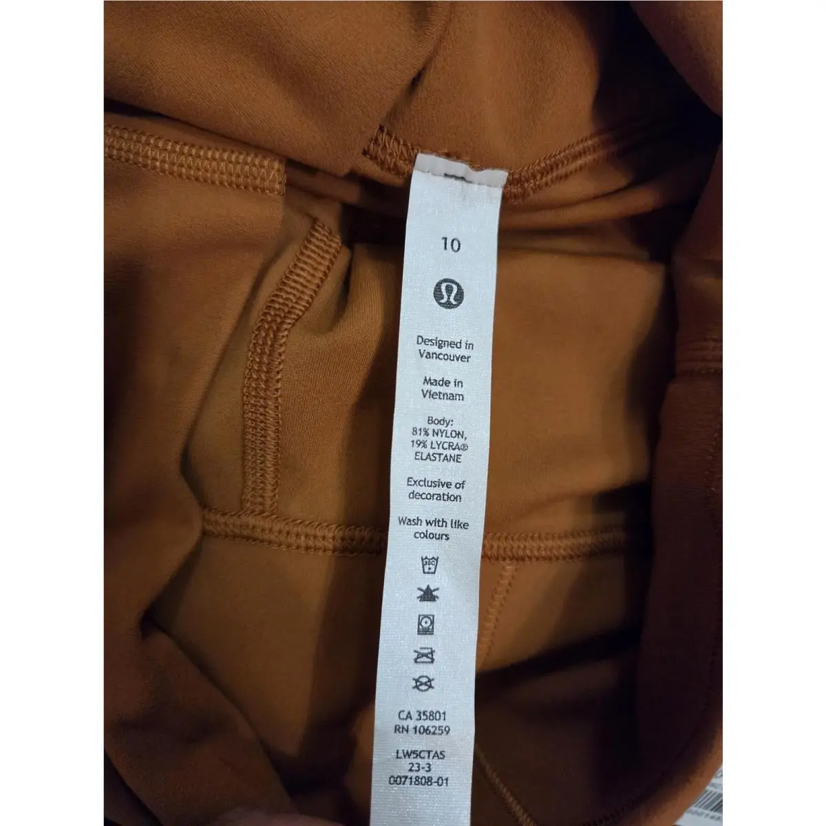 Lululemon clothing - Brown 7