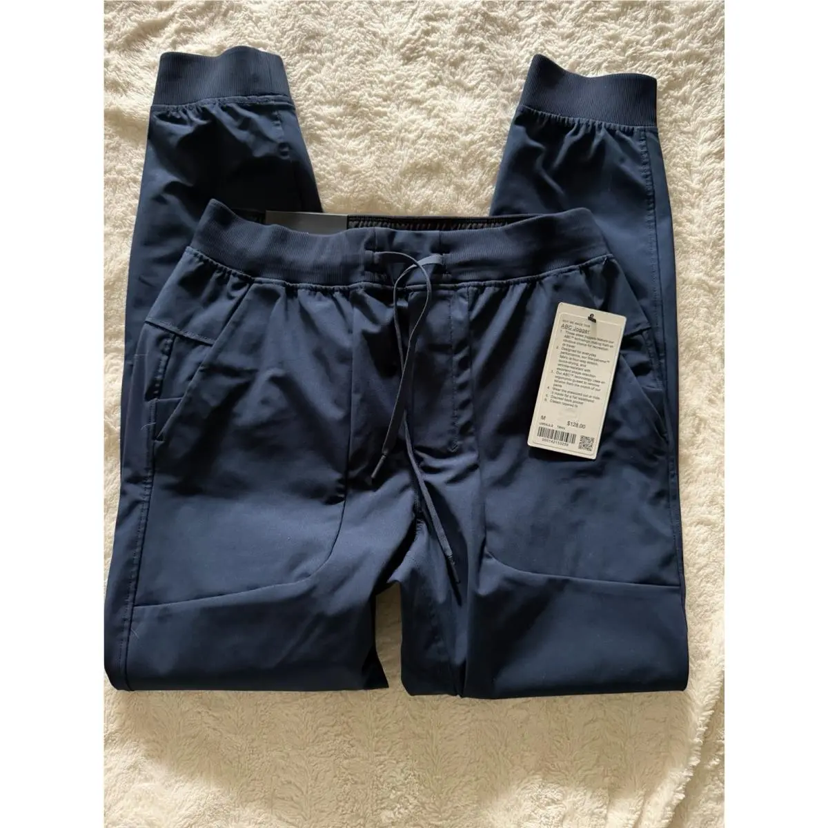 Lululemon Abc Jogger In Navy Regular Length Warpstreme Size Medium