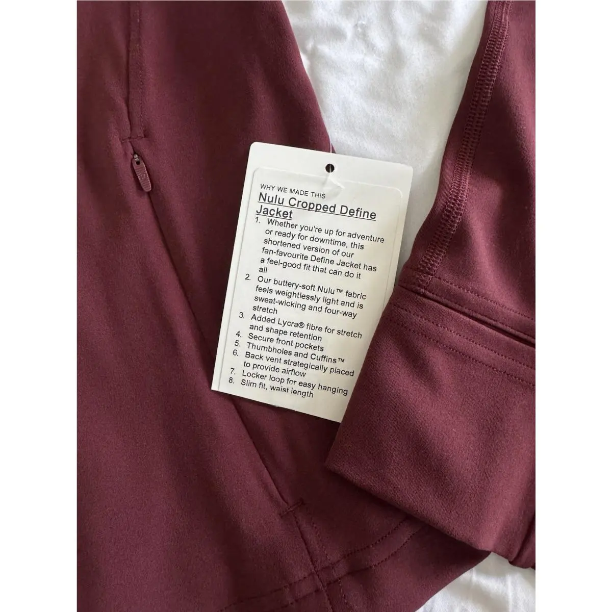 Lululemon clothing - Define - Define - Red 0