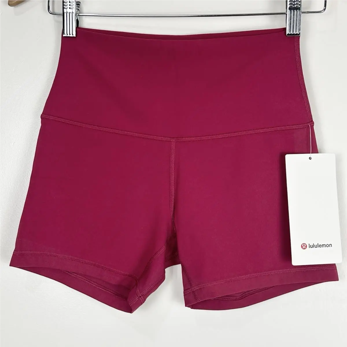 Lululemon Align High Rise Short 4” Magenta Smoke Size 6 Rare