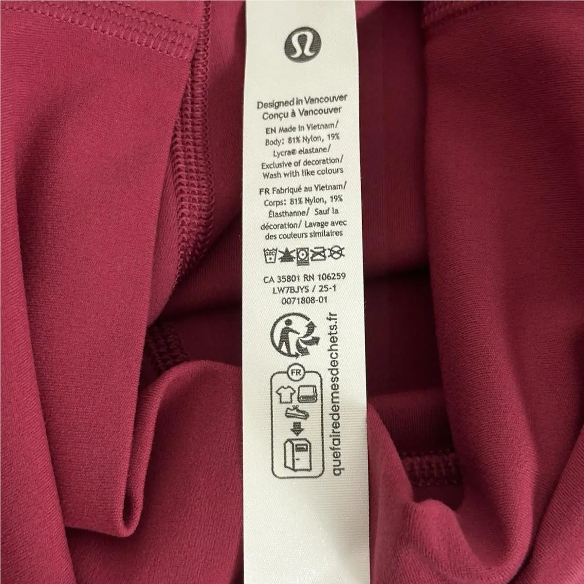 Lululemon clothing - Lululemon Align - Align - magenta smoke 5