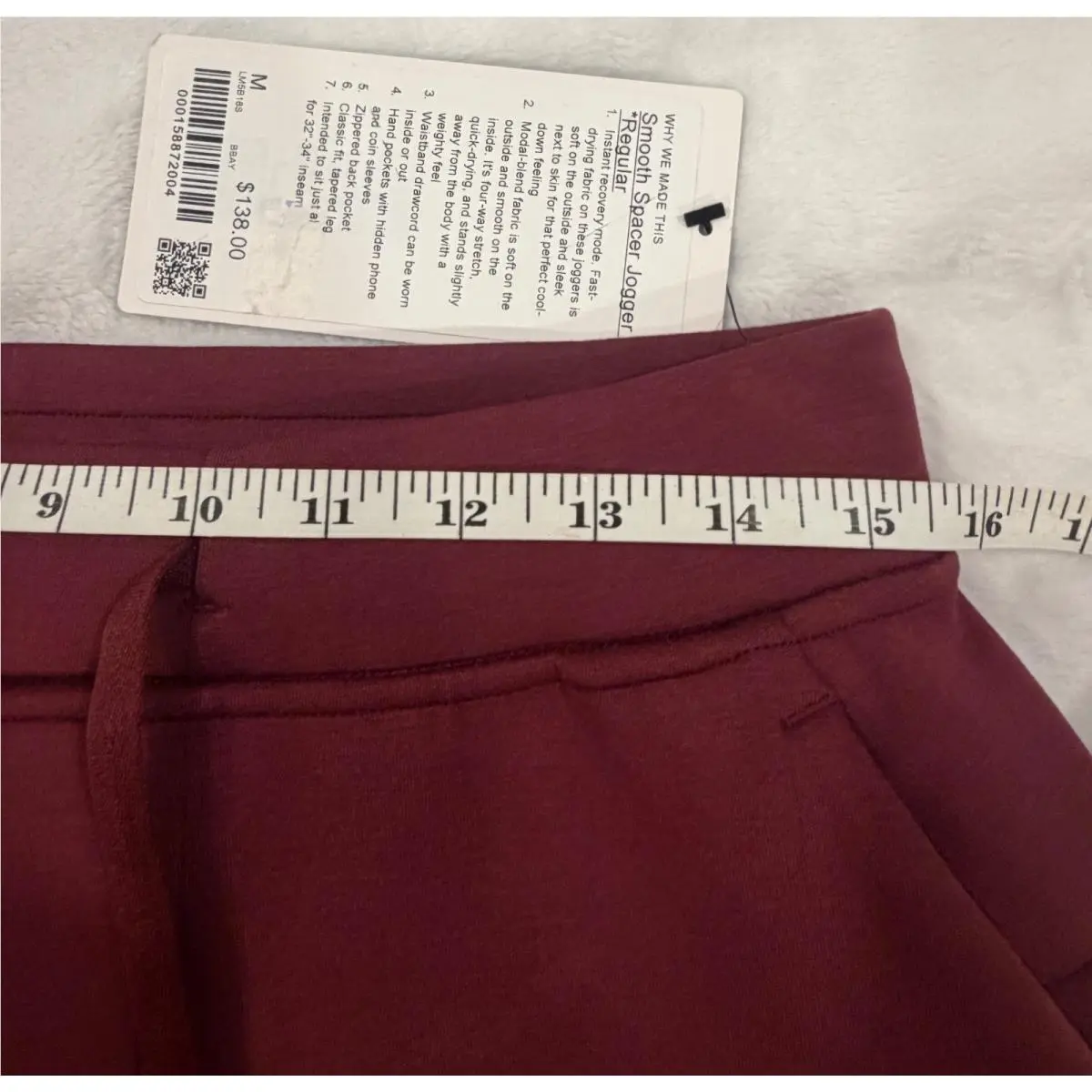 Lululemon clothing - Lululemon Smooth Spacer - Smooth Spacer - Burgundy 2