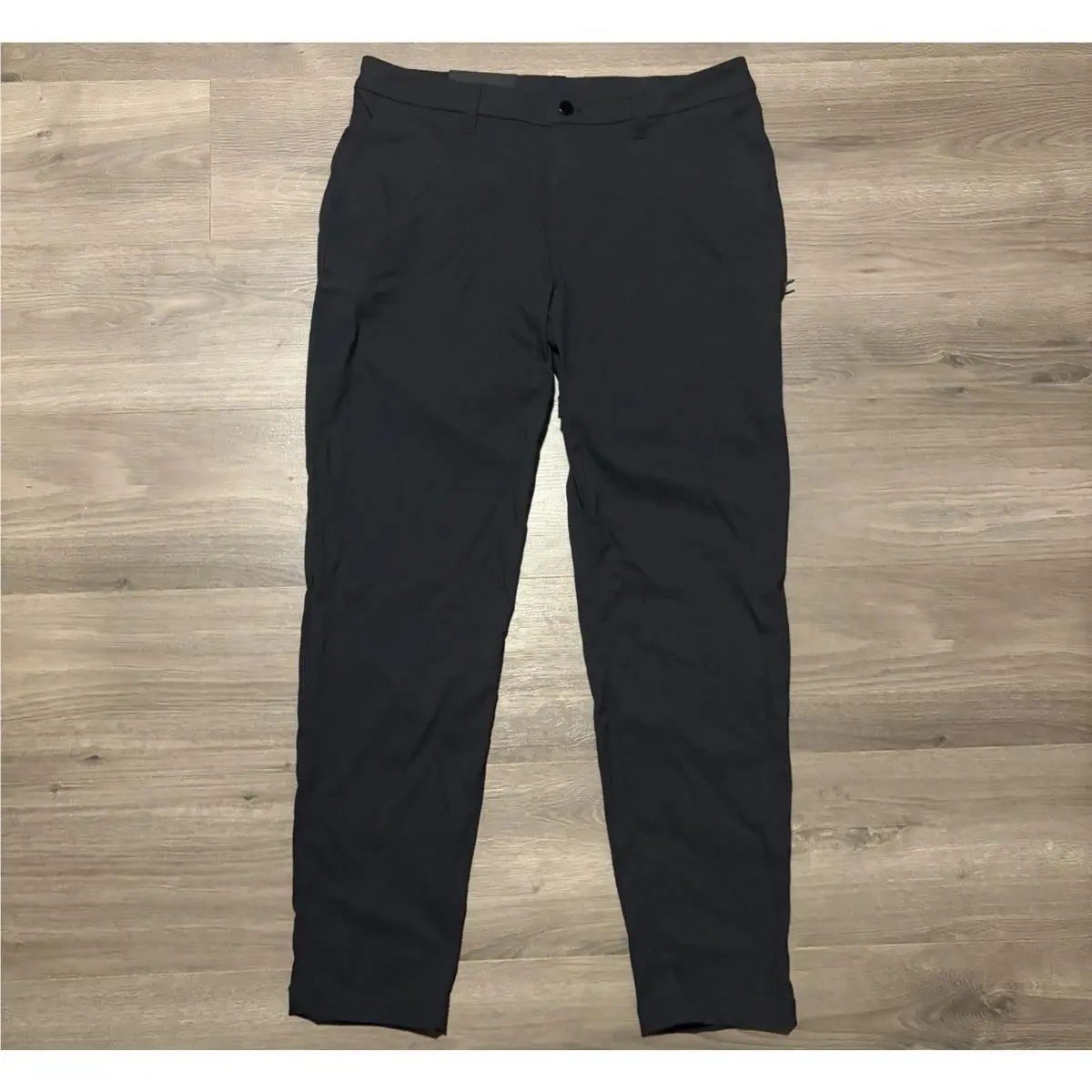 Lululemon Abc Slim Fit Golf Trousers Men 34x31 Black Performance Stretch