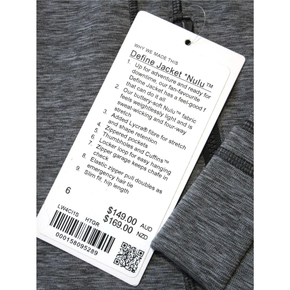 Lululemon clothing - Gray 1
