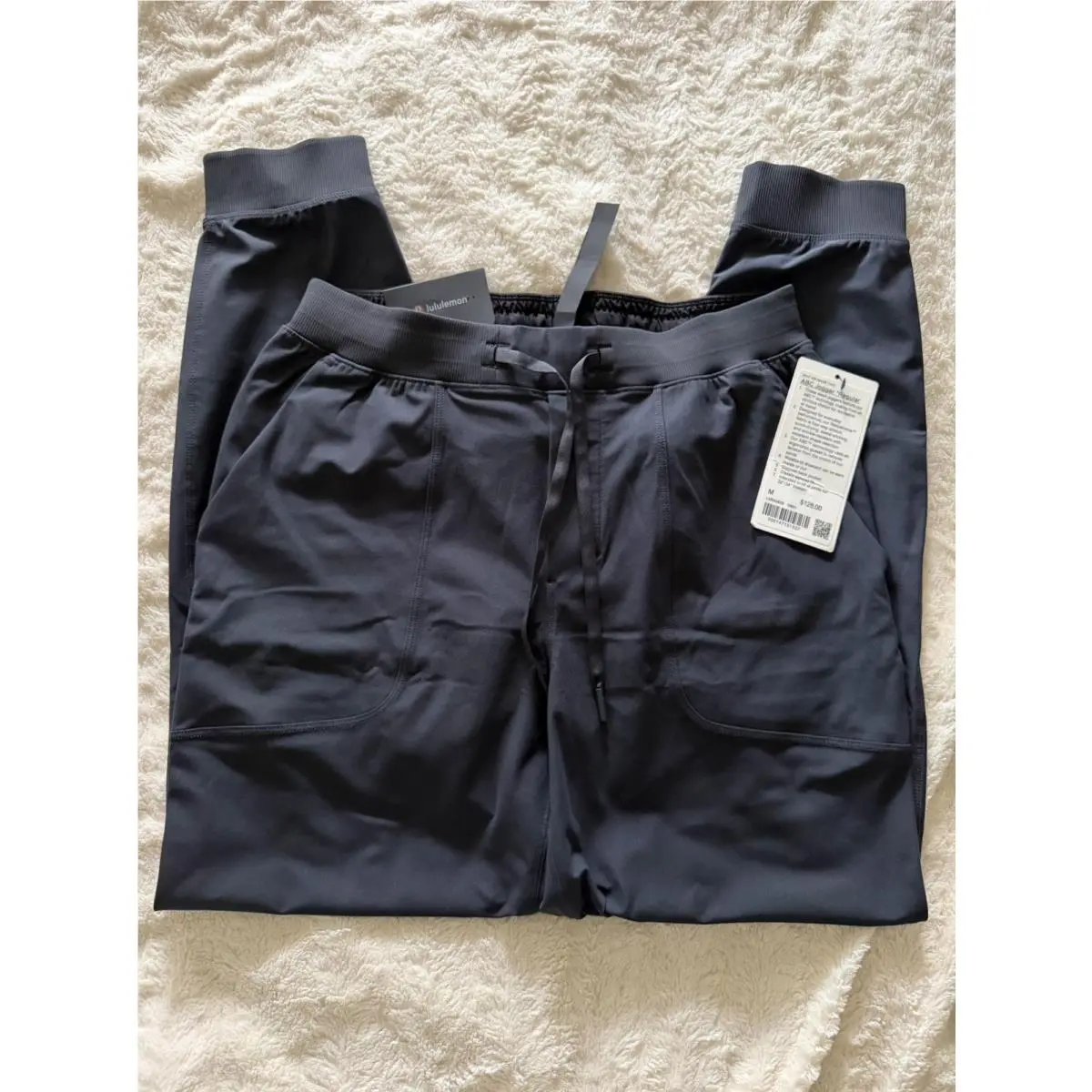 Lululemon Abc Jogger In Obsidian Grey Regular Length Warpstreme Size Medium