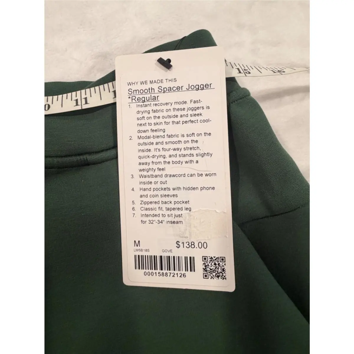 Lululemon clothing - Lululemon Smooth Spacer - Smooth Spacer - Green 3