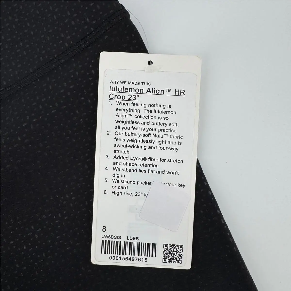 Lululemon clothing - Align HR Crop 23