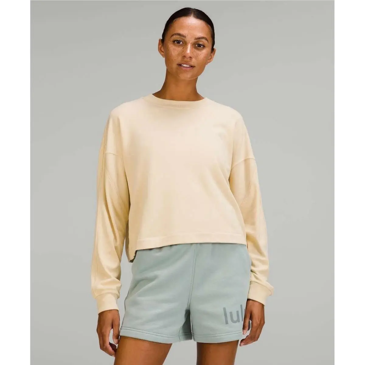 Lululemon Modal Fleece Pullover Prosecco Size 4