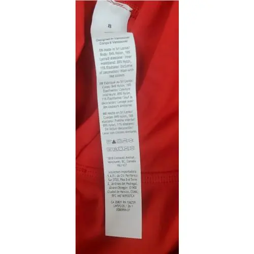 Lululemon clothing - Red 5