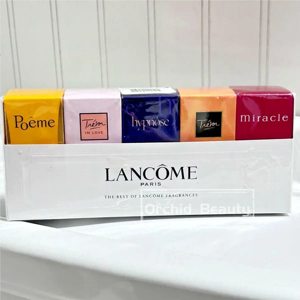 5PC Lancome Edp Perfume For Women Splash Travel Mini Size Set Rare