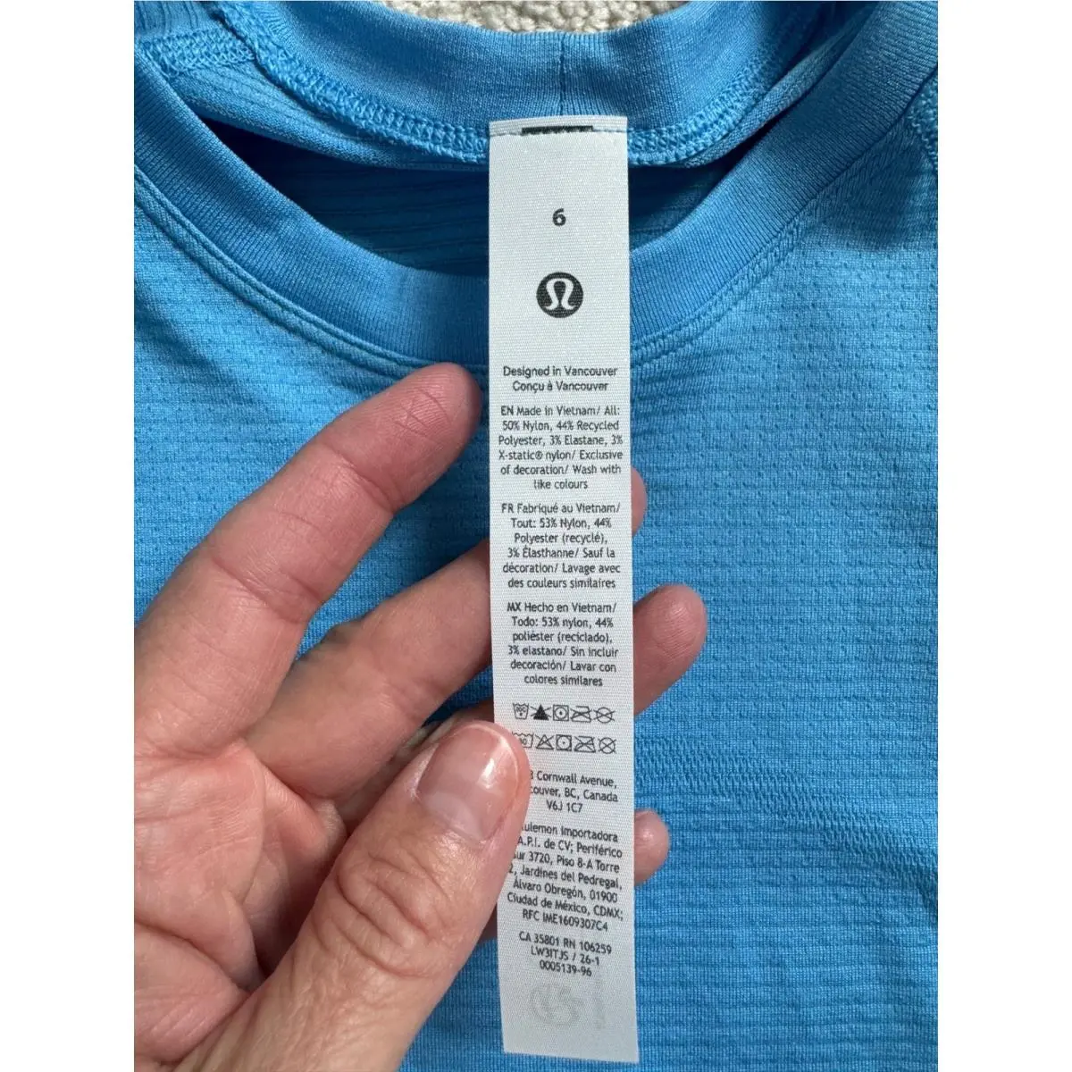 Lululemon clothing - Blue 3