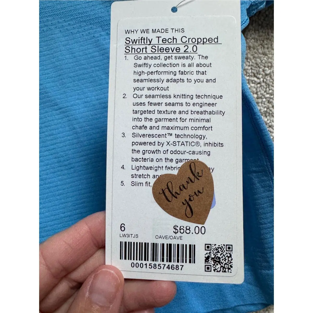 Lululemon clothing - Blue 4