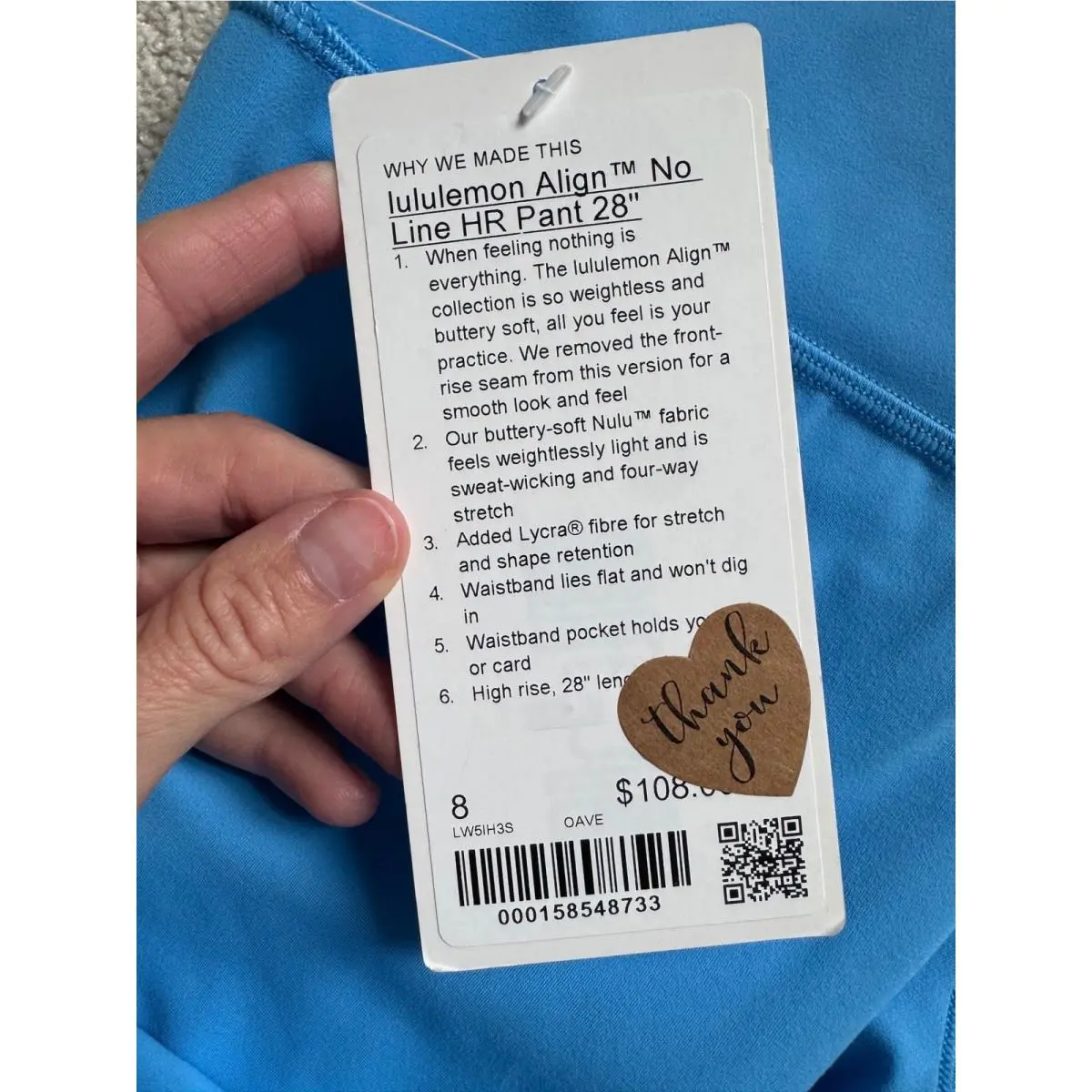 Lululemon clothing - Blue 6