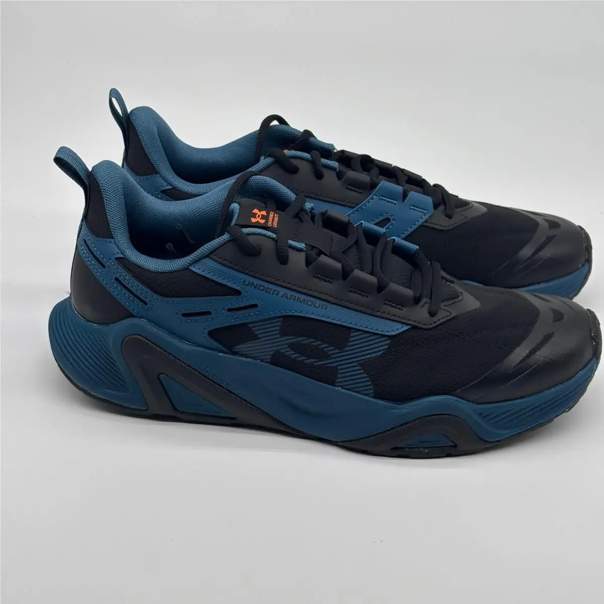 Under Armour Charged Commit TR 5 Shoes Mens Size 11 Blue Black 6007140-498