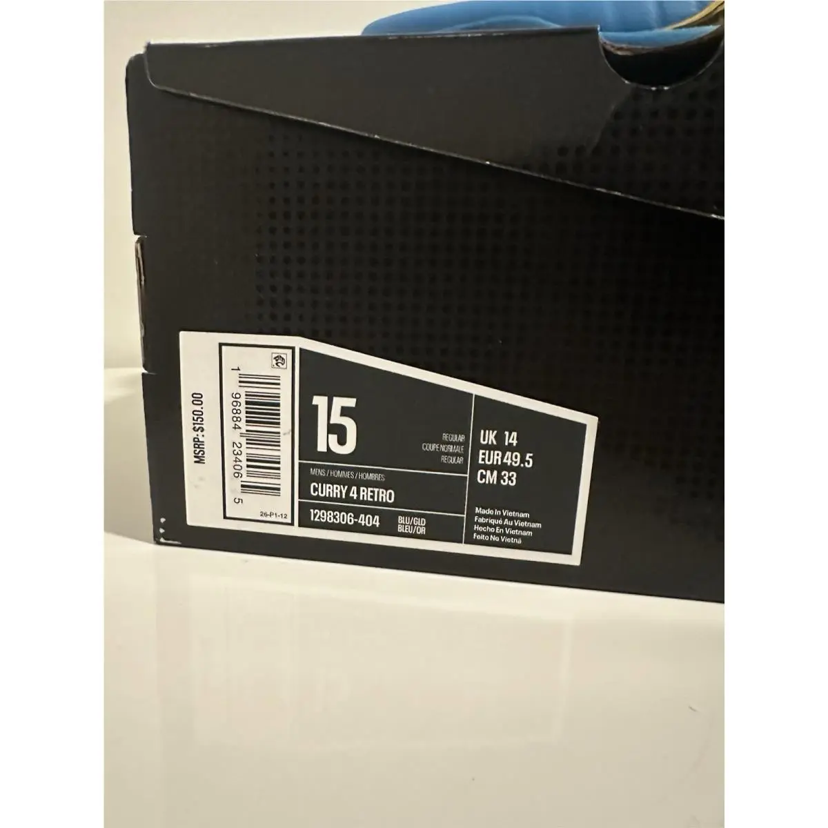 Under Armour shoes - Under Armour Curry 4 - Curry - 1298306-404 - Blue 4