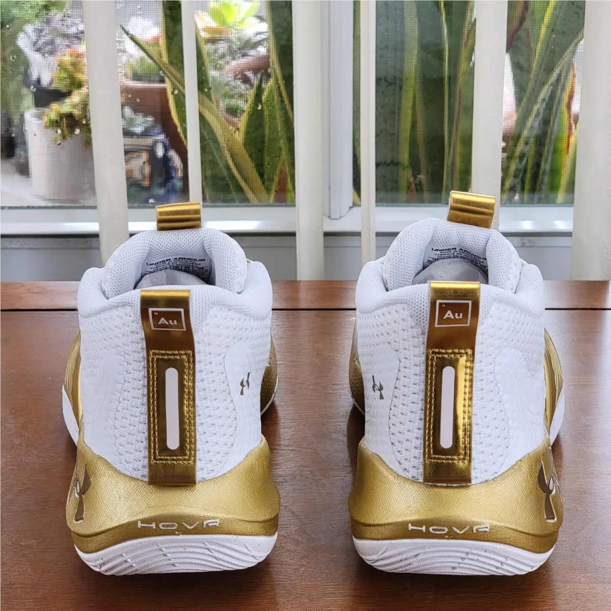 Under Armour shoes - Under Armour Ua Embiid 1 - 3023086-105 - White / Metallic Gold (UPC: 194514230227) 2