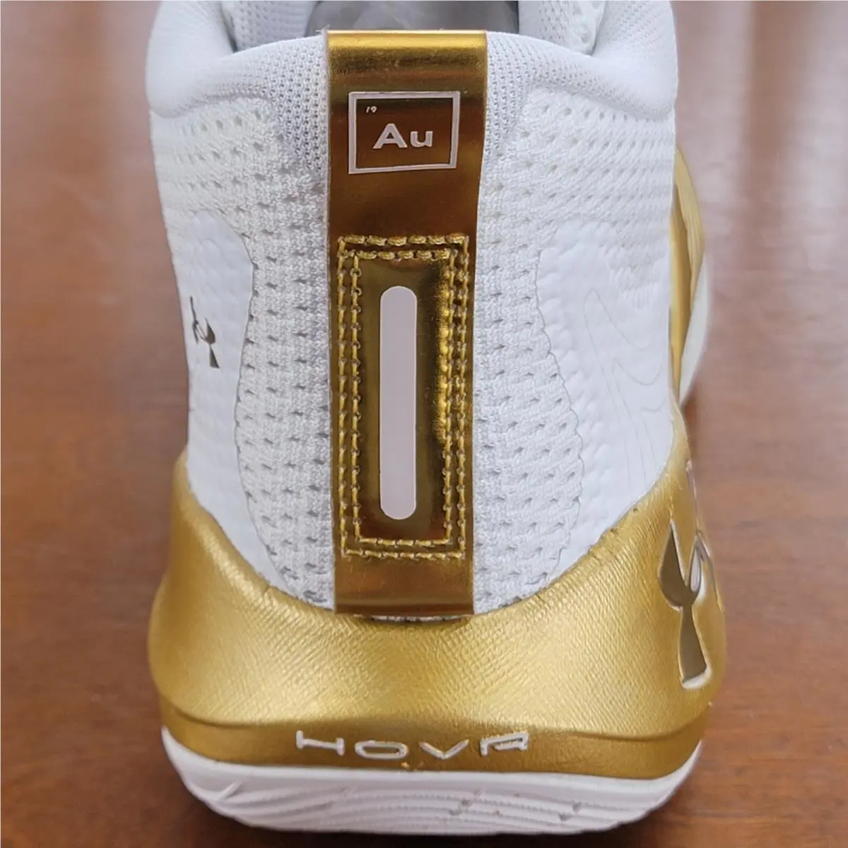 Under Armour shoes - Under Armour Ua Embiid 1 - 3023086-105 - White / Metallic Gold (UPC: 194514230227) 7