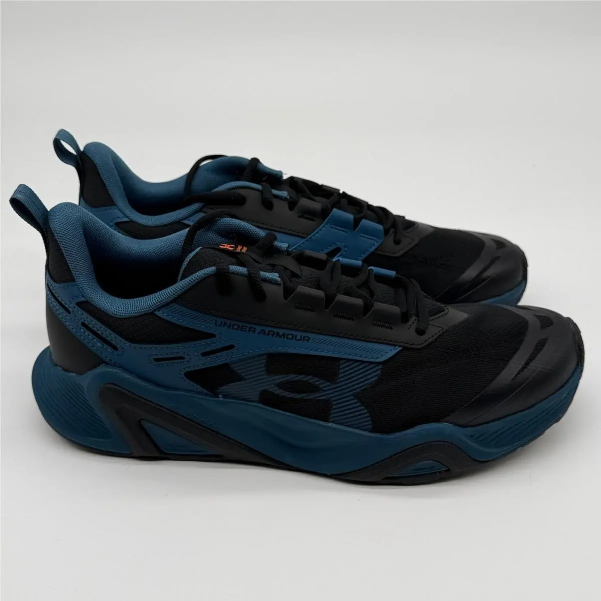 Under Armour Charged Commit TR 5 Shoes Mens Size 11.5 Blue Black 3026609-400