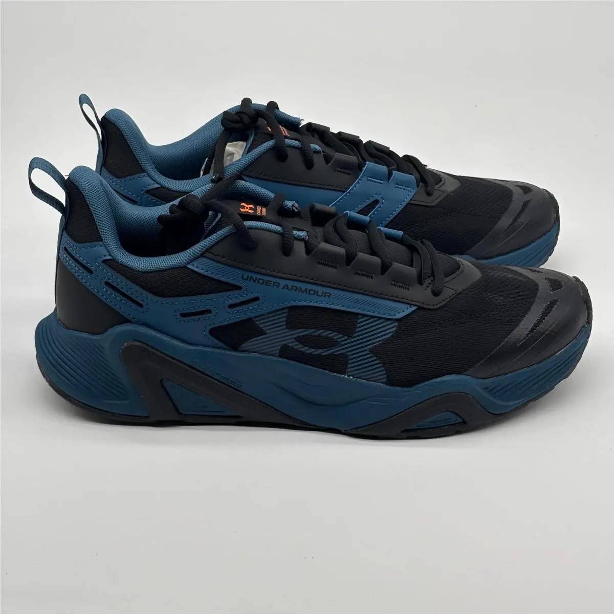 Under Armour Charged Commit TR 5 Shoes Mens Size 11.5 Blue Black 3026609-401