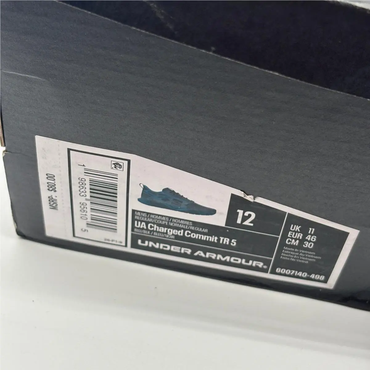 Under Armour shoes - Under Armour Charged Commit TR 5 - Blue 0