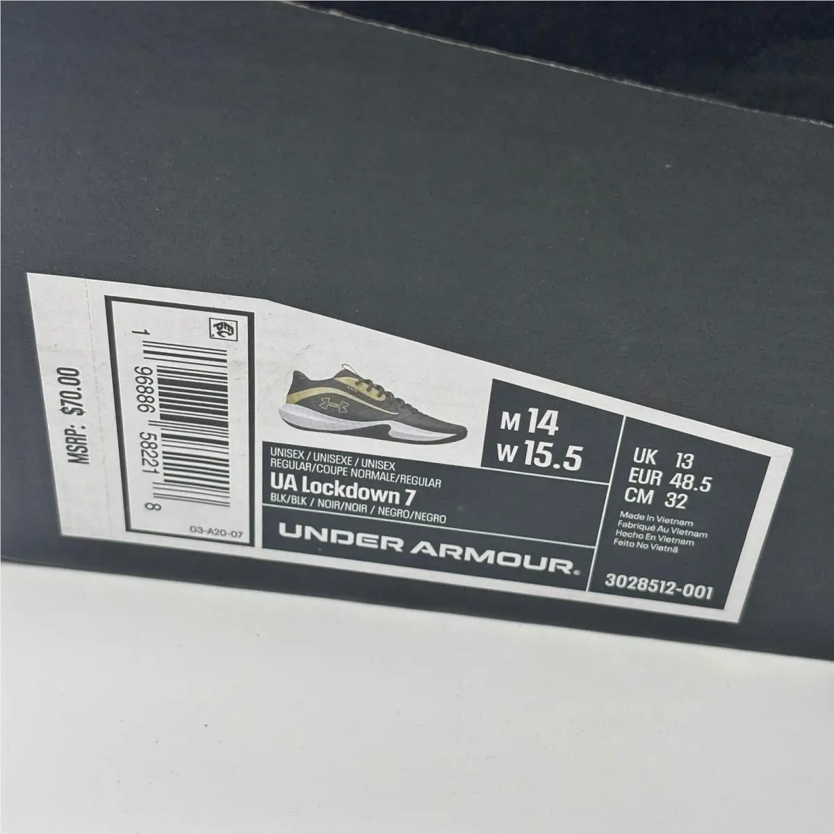 Under Armour shoes - Under Armour UA Lockdown 7 - Black 0