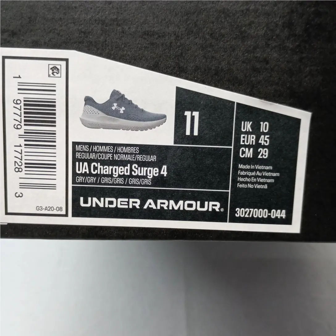Under Armour shoes - Under Armour Surge - Surge - Gray 7