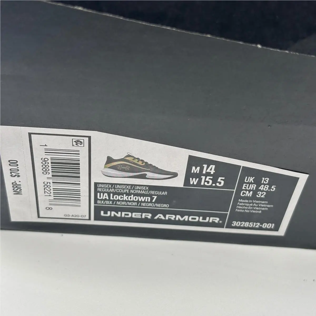 Under Armour shoes - UA Lockdown 7 - Lockdown - Black 0