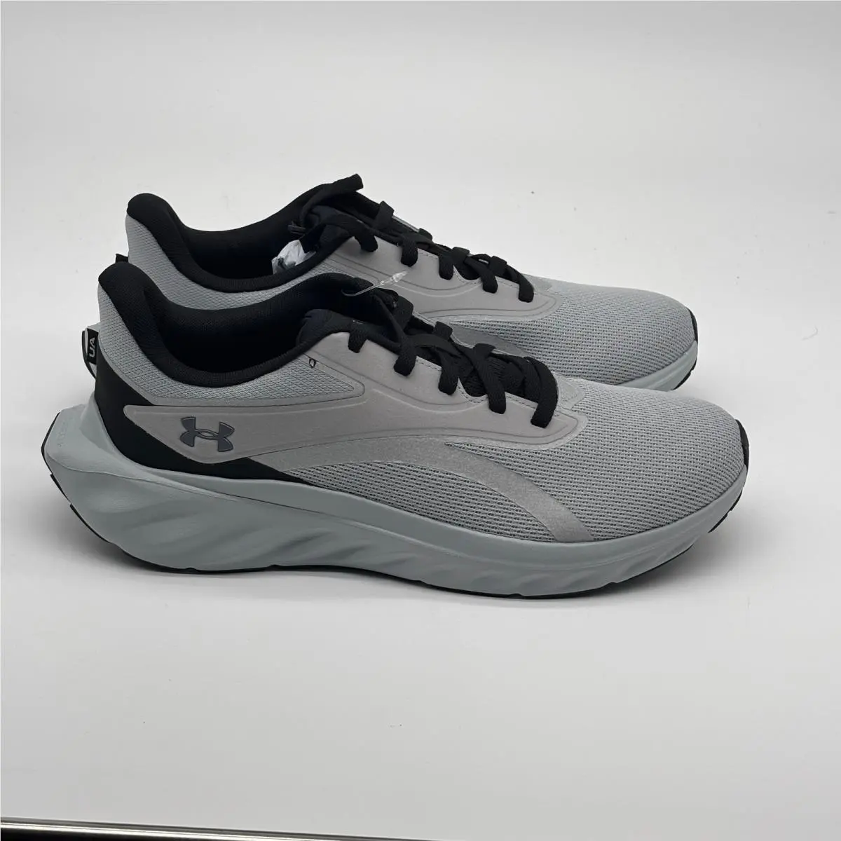 Under Armour UA Ascend Shoes Mens Size 12 Gray Black Running 6009827-012