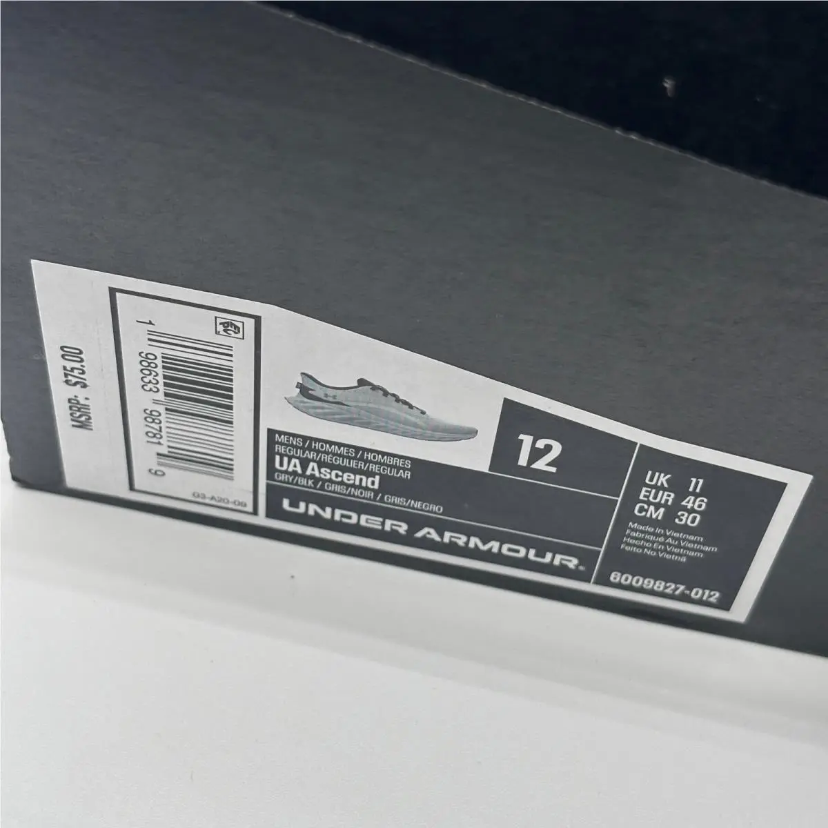 Under Armour shoes - UA Ascend - Ascend - Gray 0