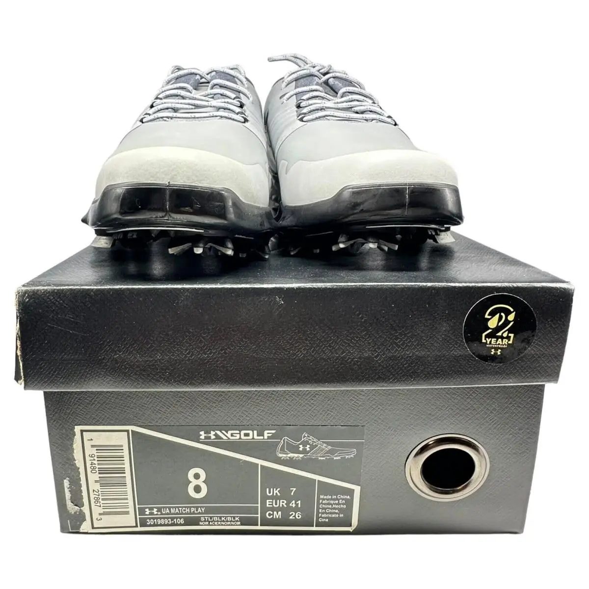 Under Armour shoes - Under Armour Match Play - Match Play - 3019893-106 - Gray 7