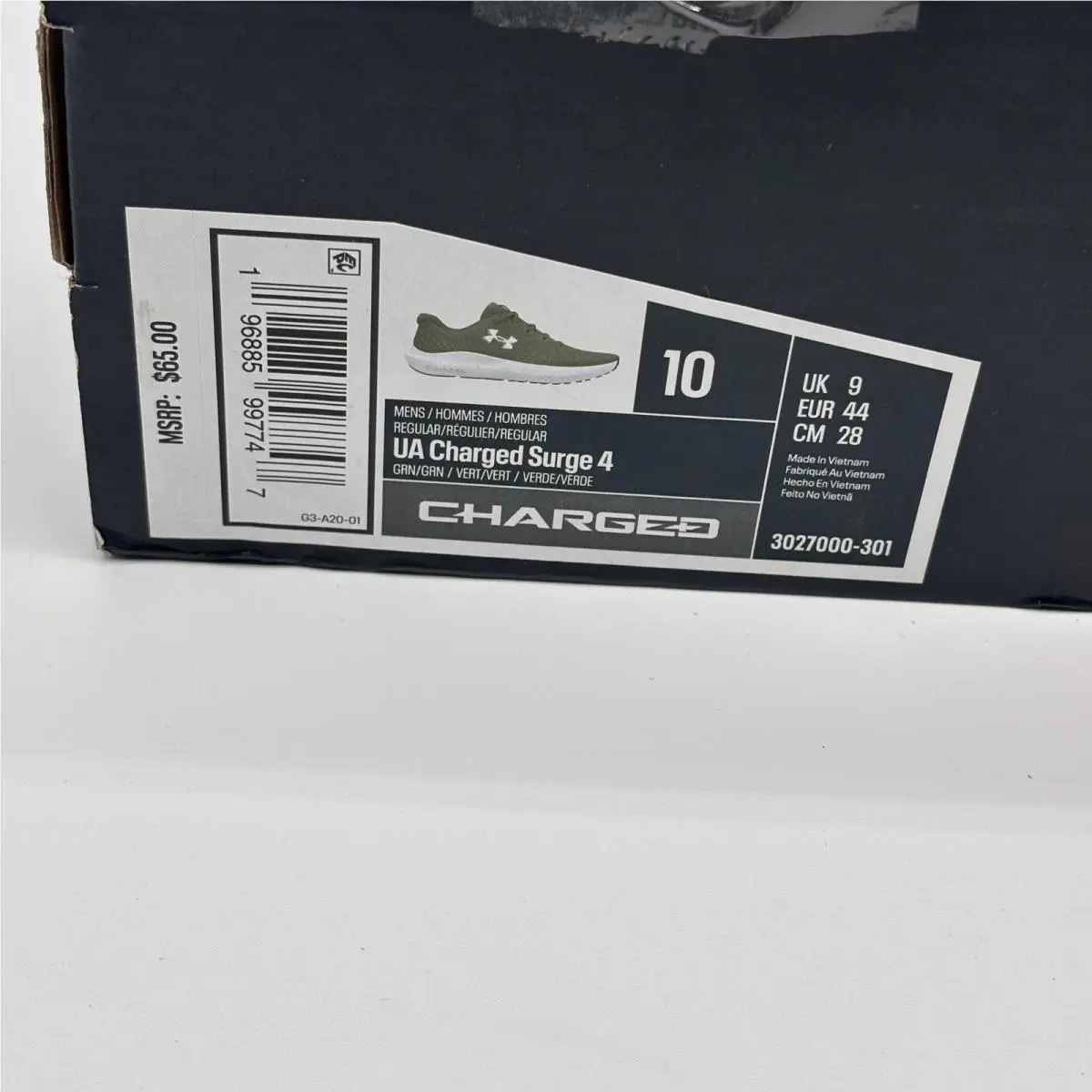 Under Armour shoes - Charged Surge 4 - Charged Surge - Green 0