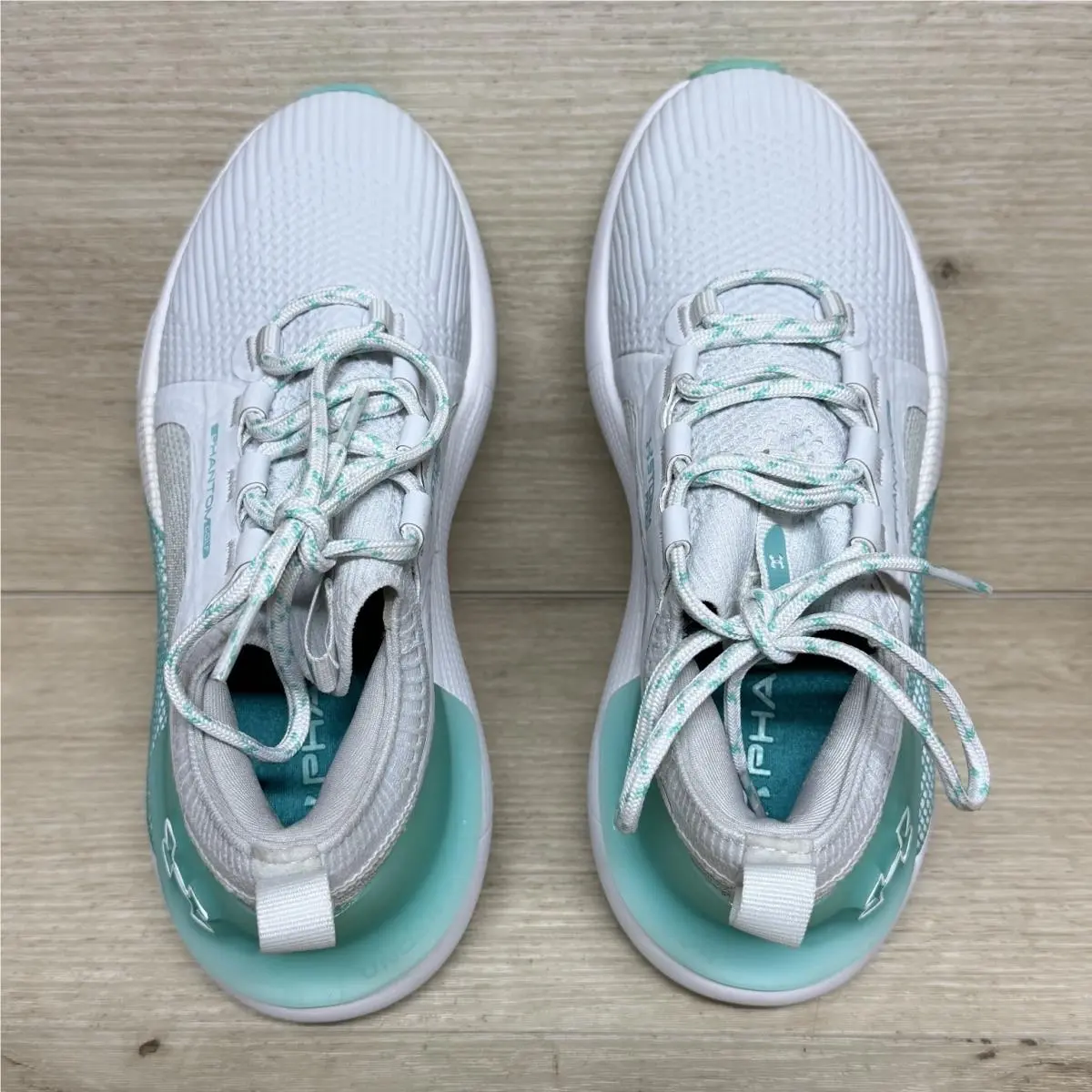 Under Armour shoes - HOVR Phantom Golf - HOVR Phantom Golf - White, Gray, Teal 9