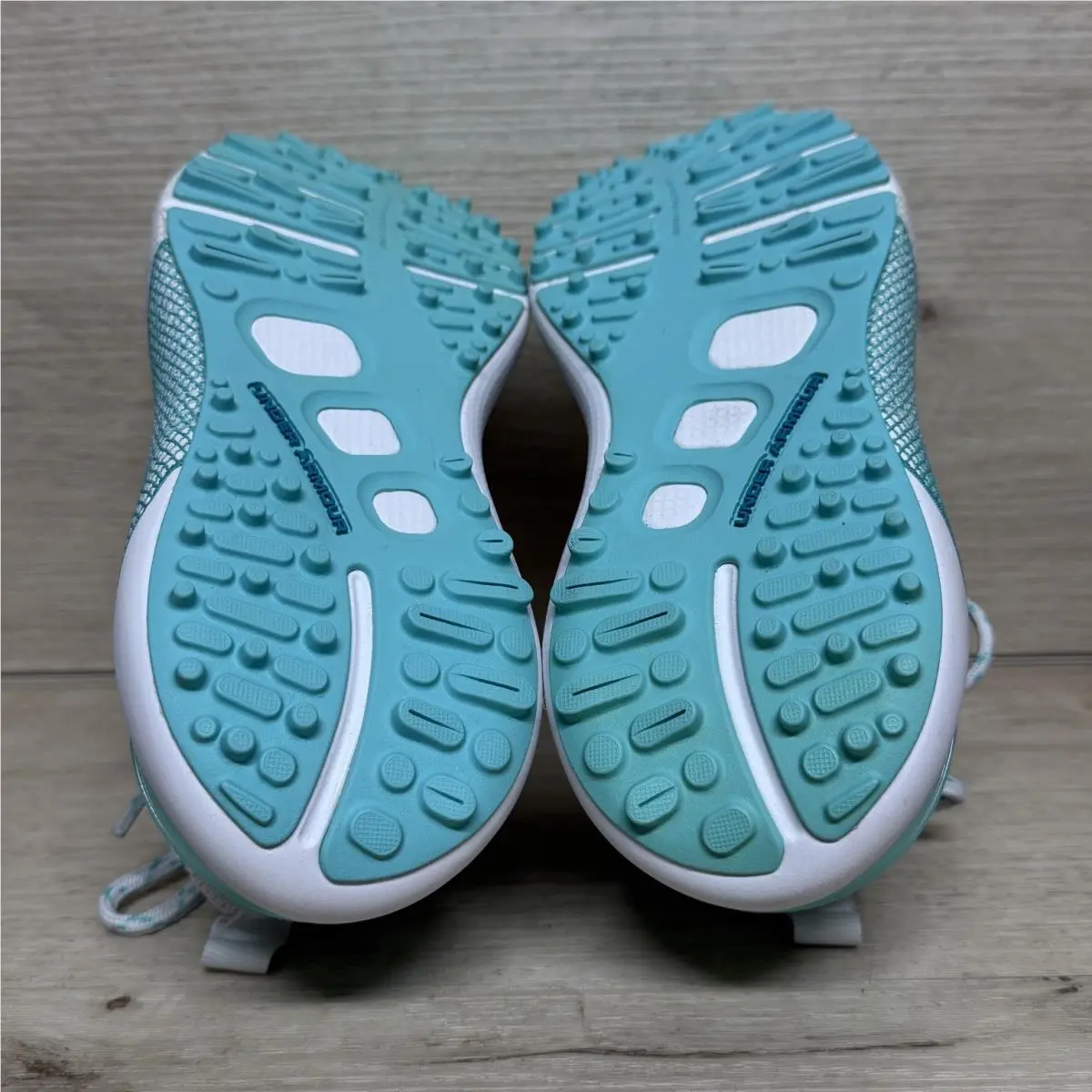 Under Armour shoes - HOVR Phantom Golf - HOVR Phantom Golf - White, Gray, Teal 12