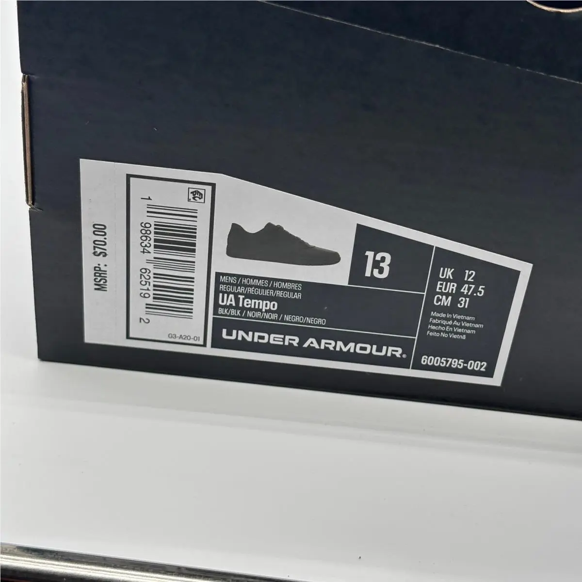 Under Armour shoes - UA Tempo - Tempo - Black 0