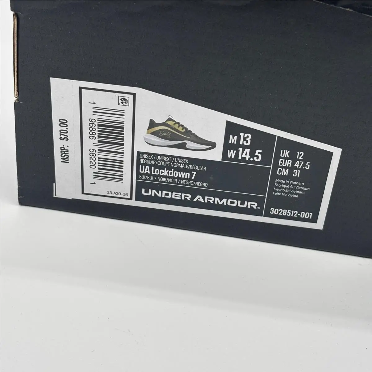 Under Armour shoes - UA Lockdown 7 - Lockdown - Black 0