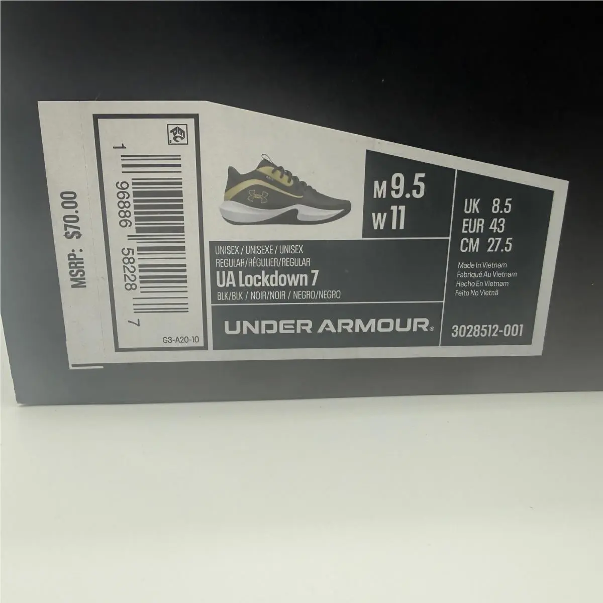 Under Armour shoes - UA Lockdown 7 - Lockdown - Black 0