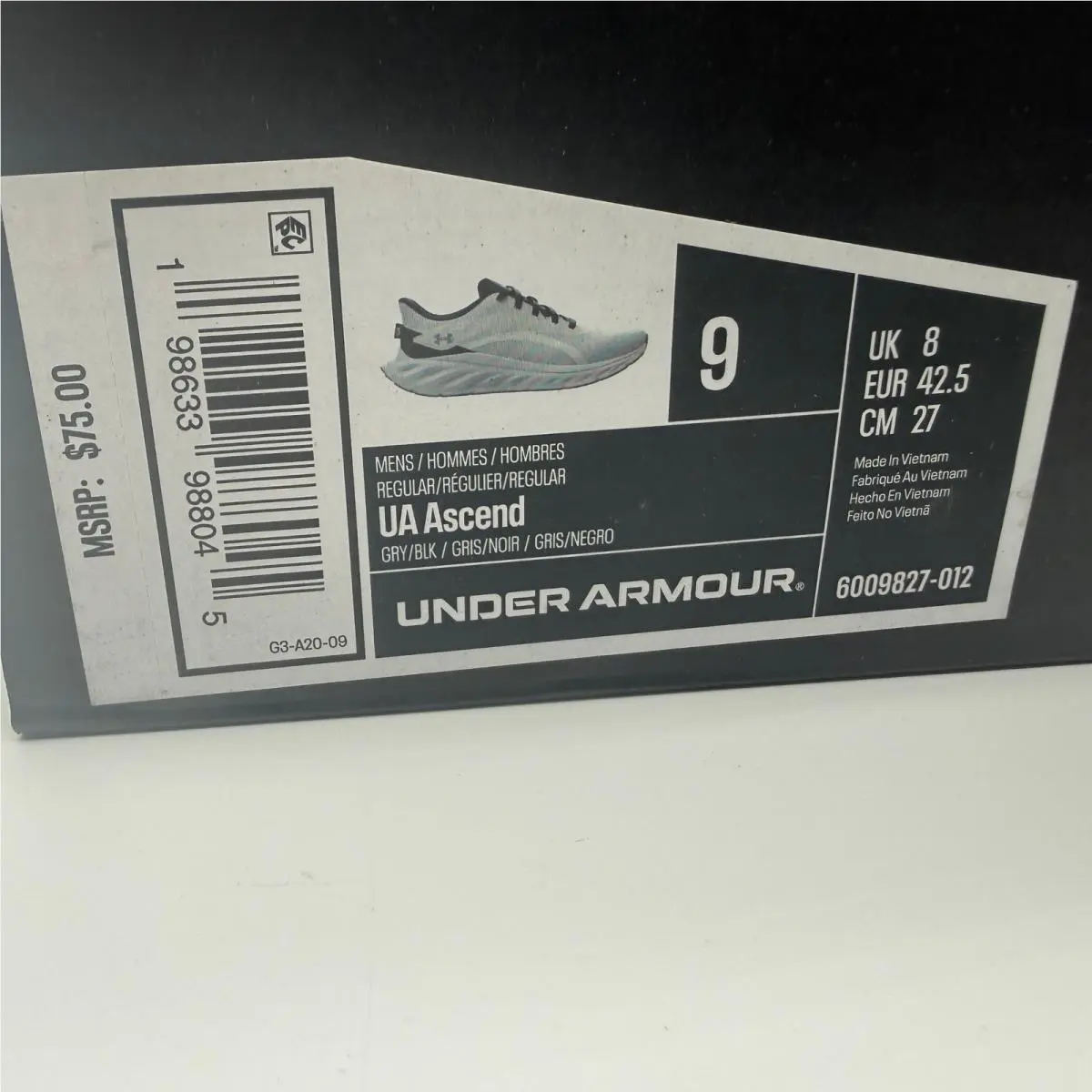 Under Armour shoes - UA Ascend - Ascend - Gray 0