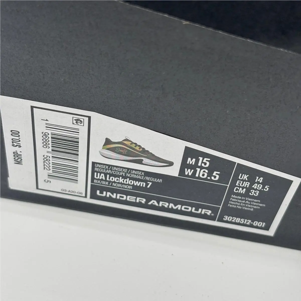 Under Armour shoes - UA Lockdown 7 - Lockdown - Black 0