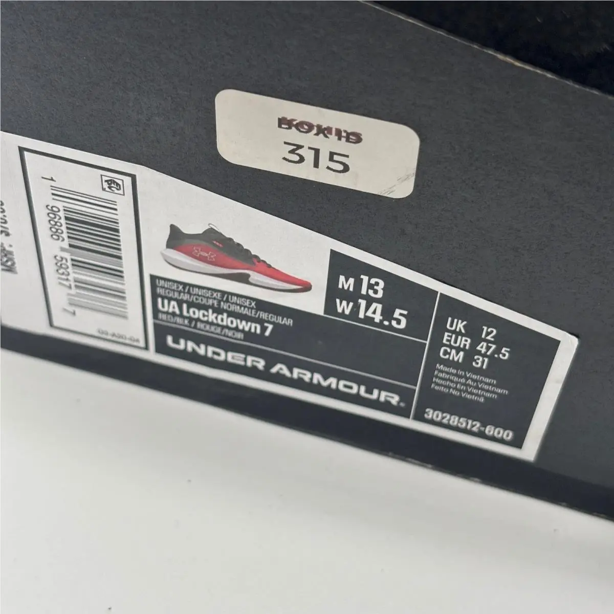 Under Armour shoes - Lockdown 7 - Lockdown - Red 0