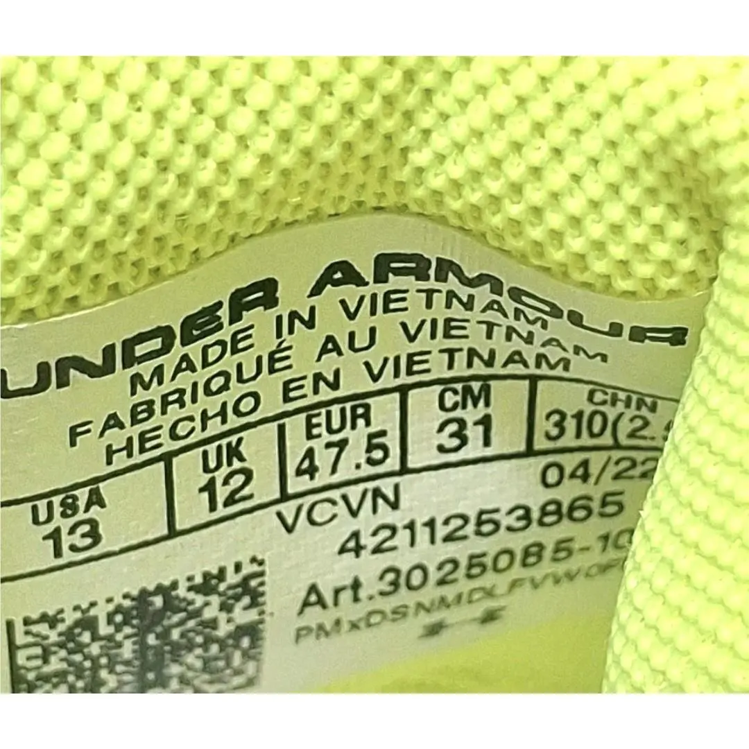 Under Armour shoes - UA Highlight Hammer MC - Highlight Hammer - 3025085-101 - White (UPC: 195252941277) 11