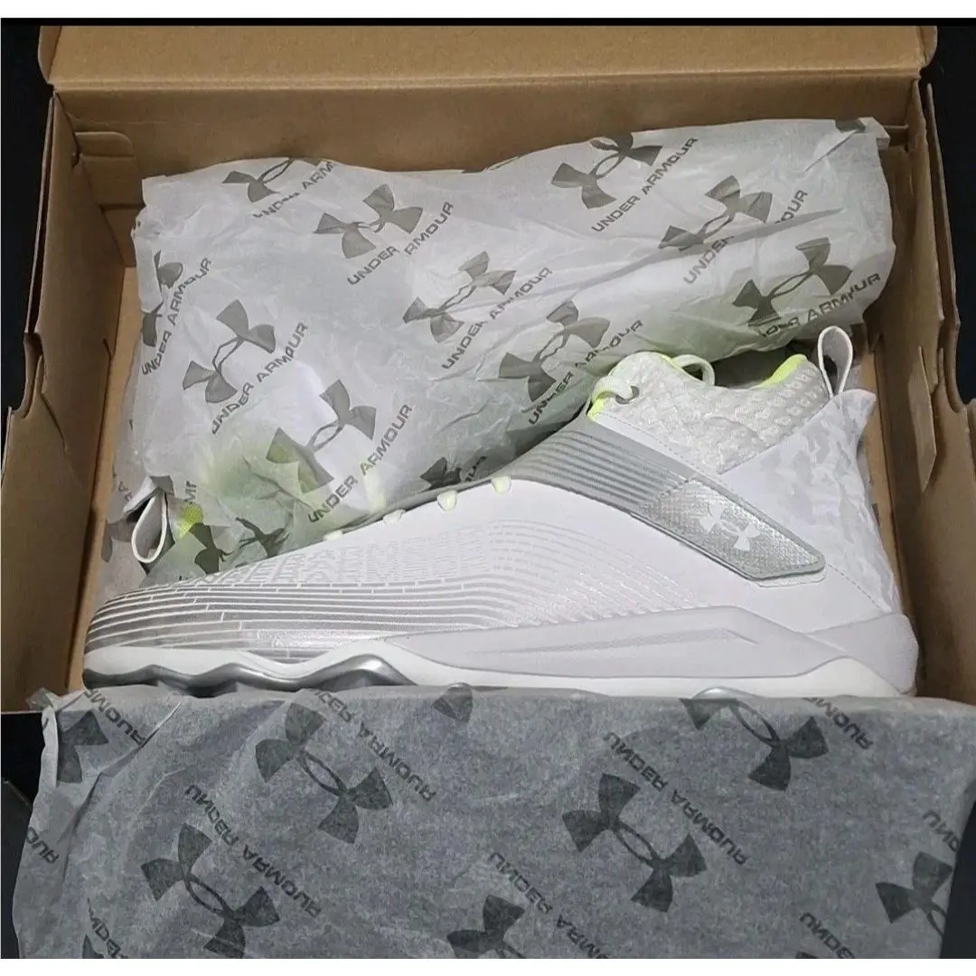 Under Armour shoes - UA Highlight Hammer MC - Highlight Hammer - 3025085-101 - White (UPC: 195252941277) 13