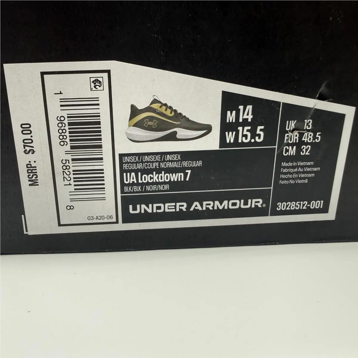 Under Armour shoes - UA Lockdown 7 - Lockdown - Black 0