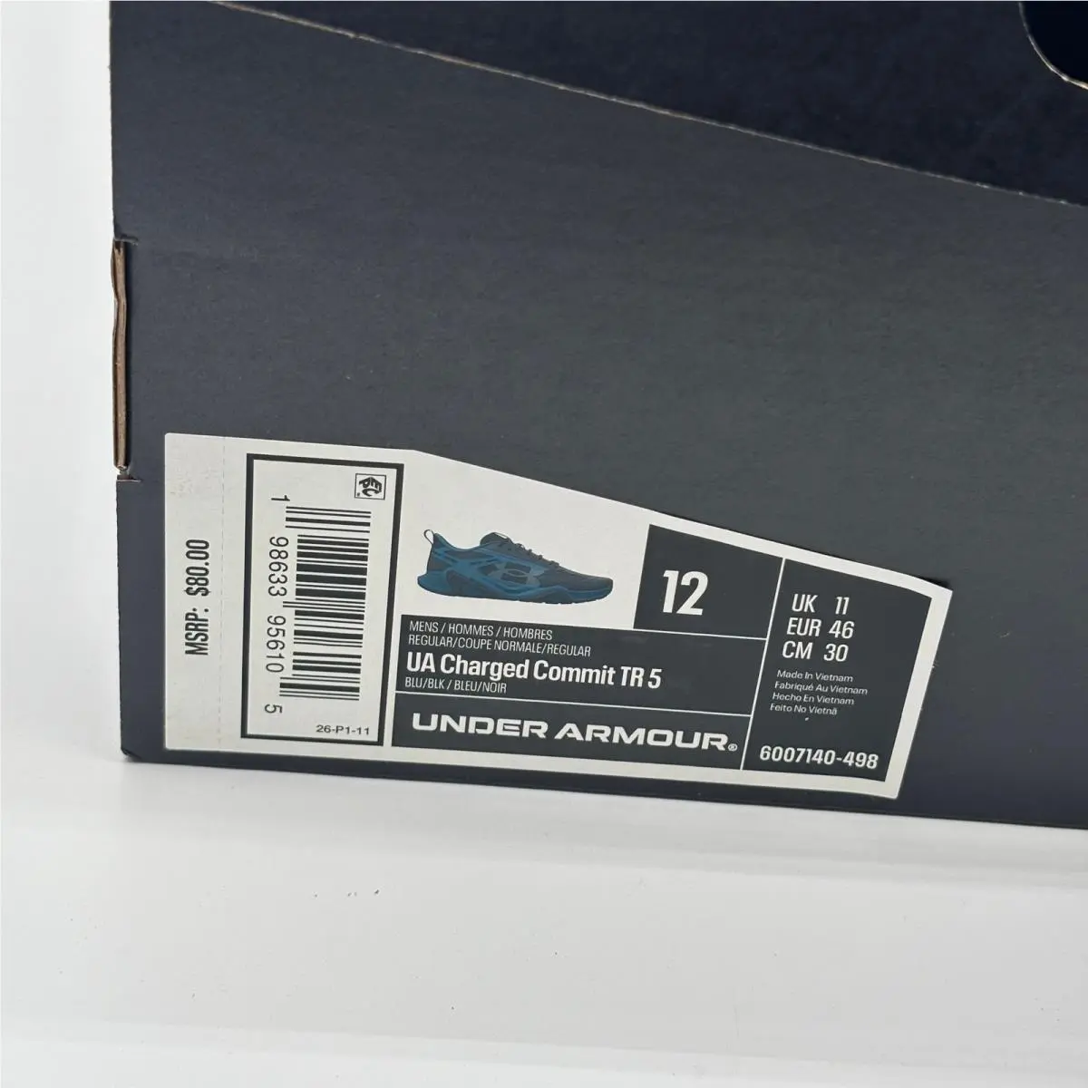 Under Armour shoes - Charged Commit TR 5 - Charged Commit - Blue 0