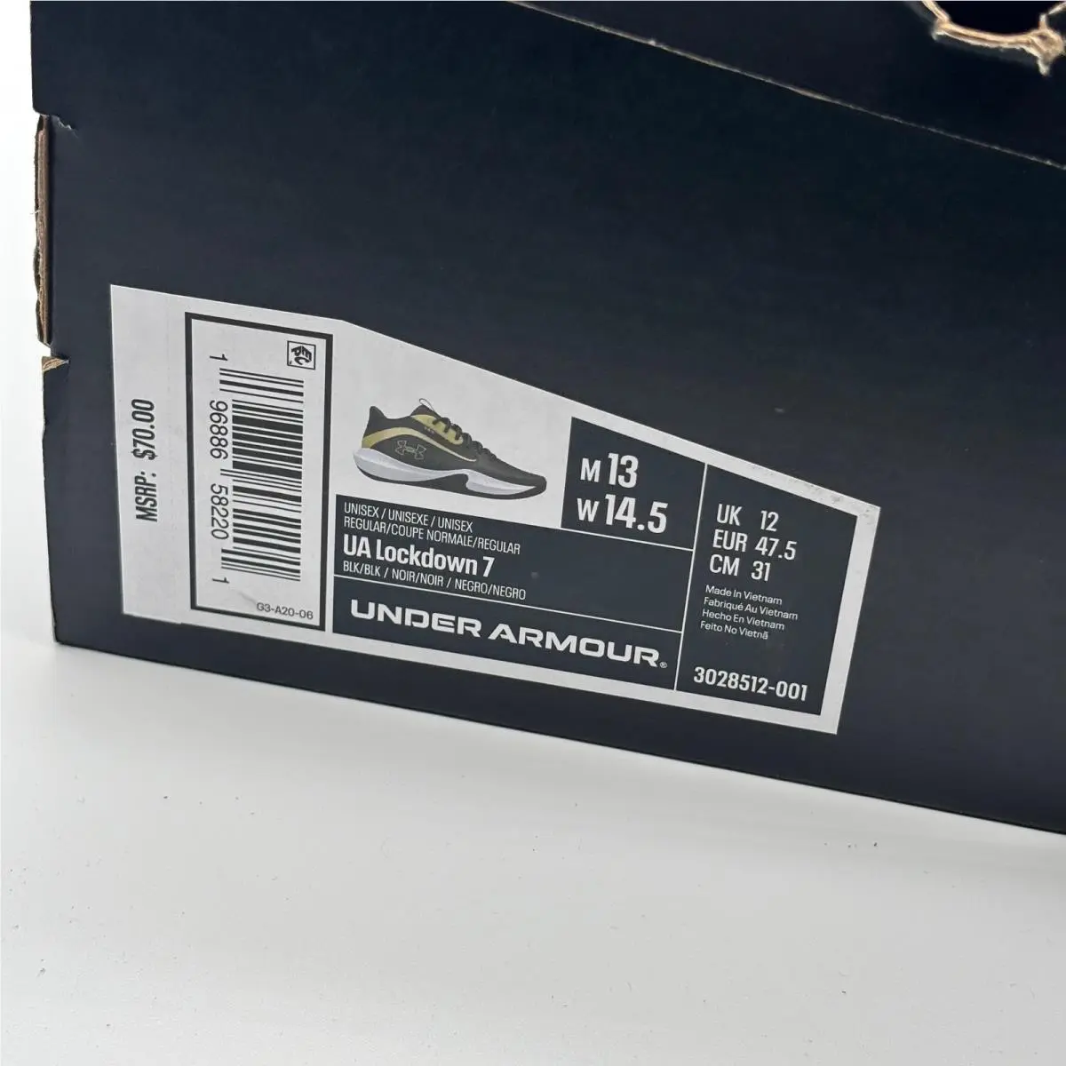 Under Armour shoes - Lockdown 7 - Lockdown - Black 0