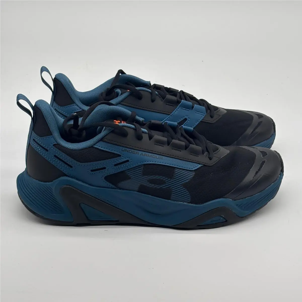 Under Armour Charged Commit TR 5 Shoes Mens Size 11.5 Blue Black 6007140-498