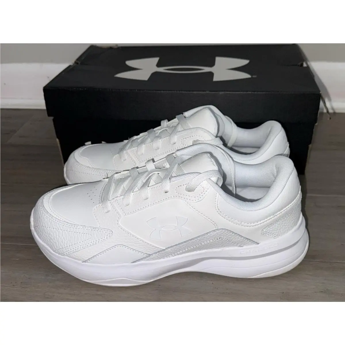 Under Armour shoes - Under Armour UA Edge LTHR 4E - White 0
