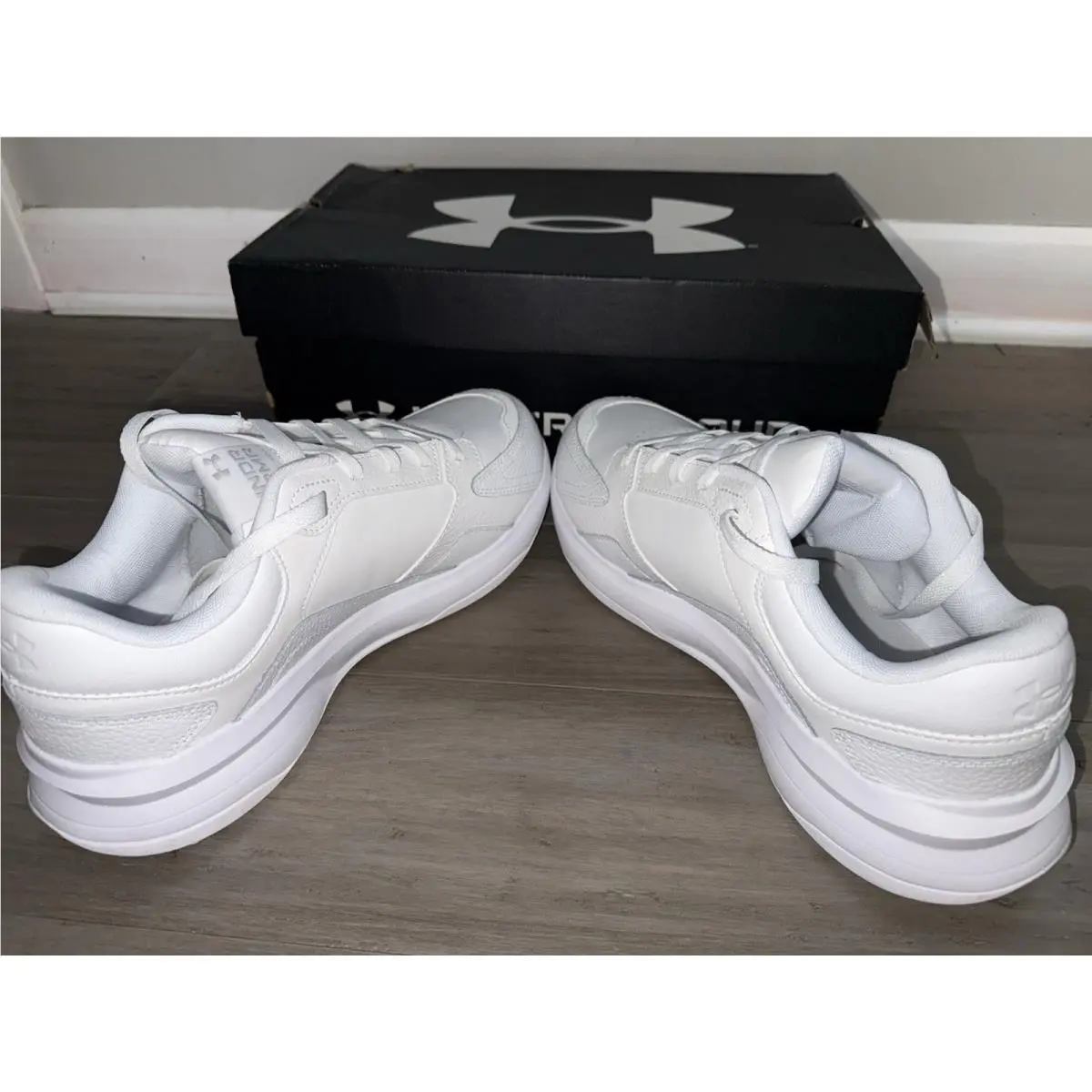 Under Armour shoes - Under Armour UA Edge LTHR 4E - White 2
