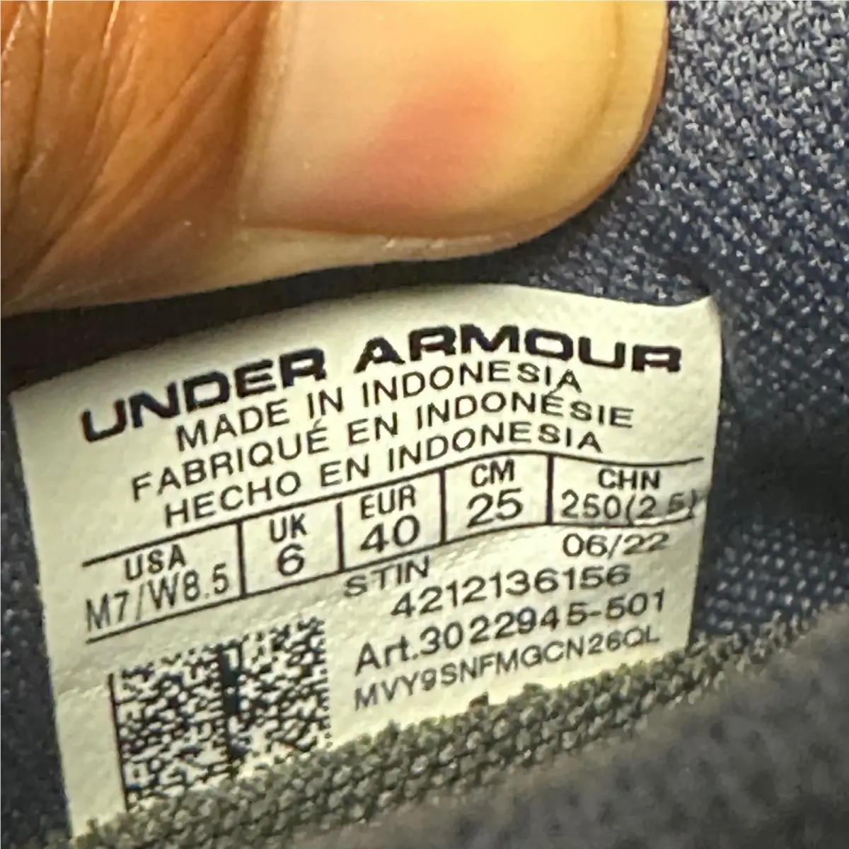 Under Armour shoes - Blue 5
