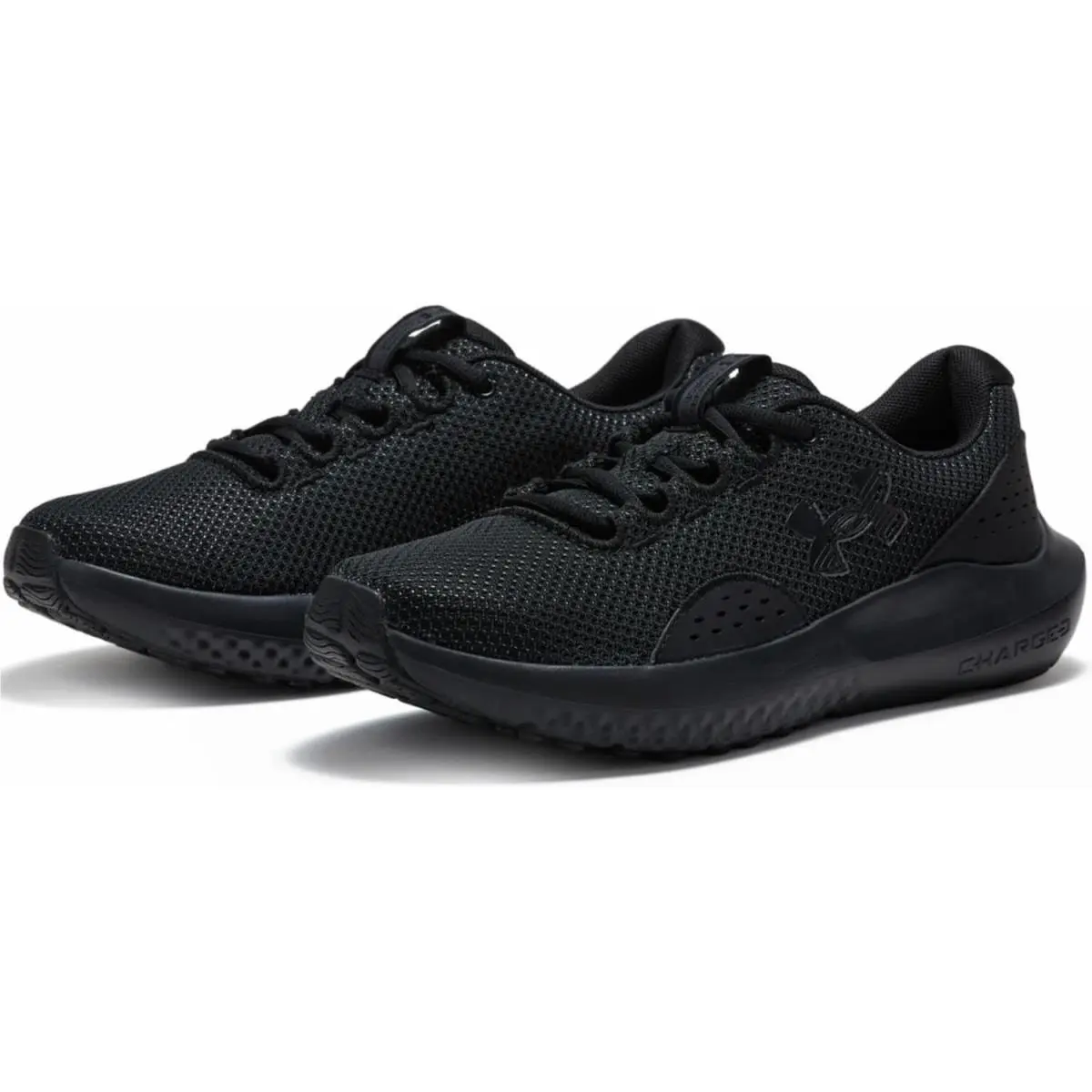 Under Armour Running Shoes Charged Surge 4 Black 3027007-002 Womens Size 11