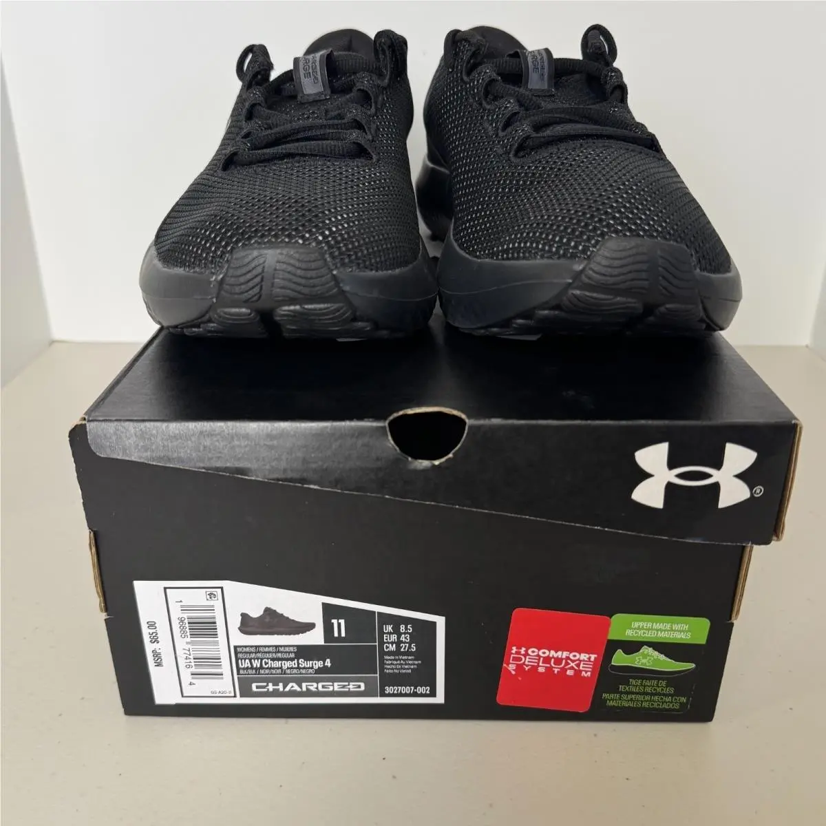 Under Armour shoes - Under Armour Charged Surge 4 - Black 9